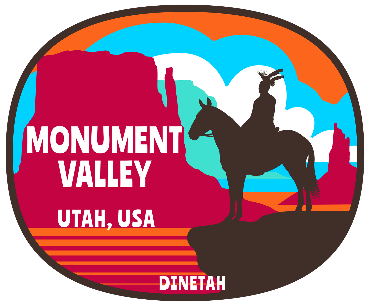 MONUMENT VALLEY NAVAJO HORSEMAN