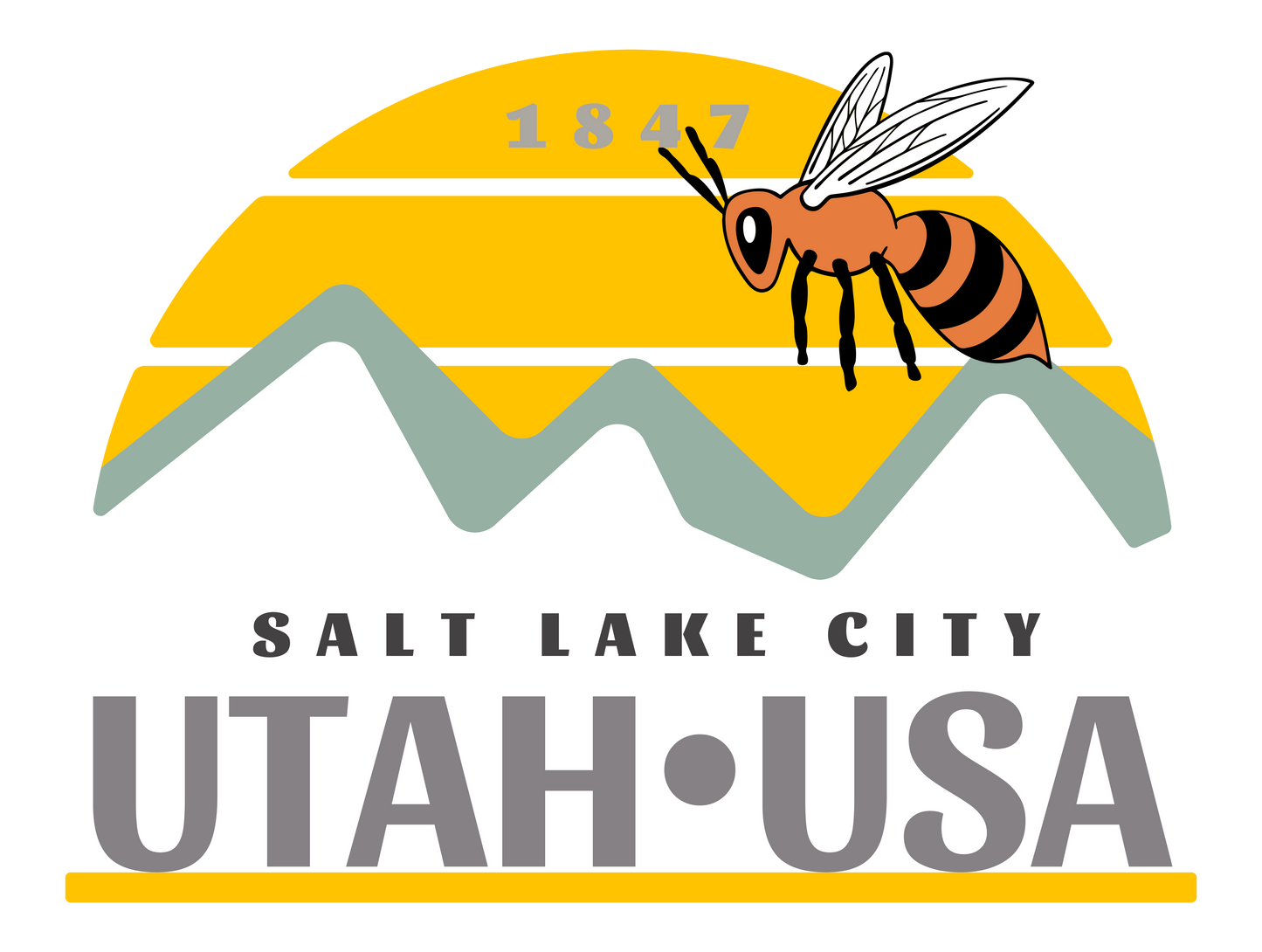 SALT LAKE CITY UTAH BEEHIVE SUNRISE