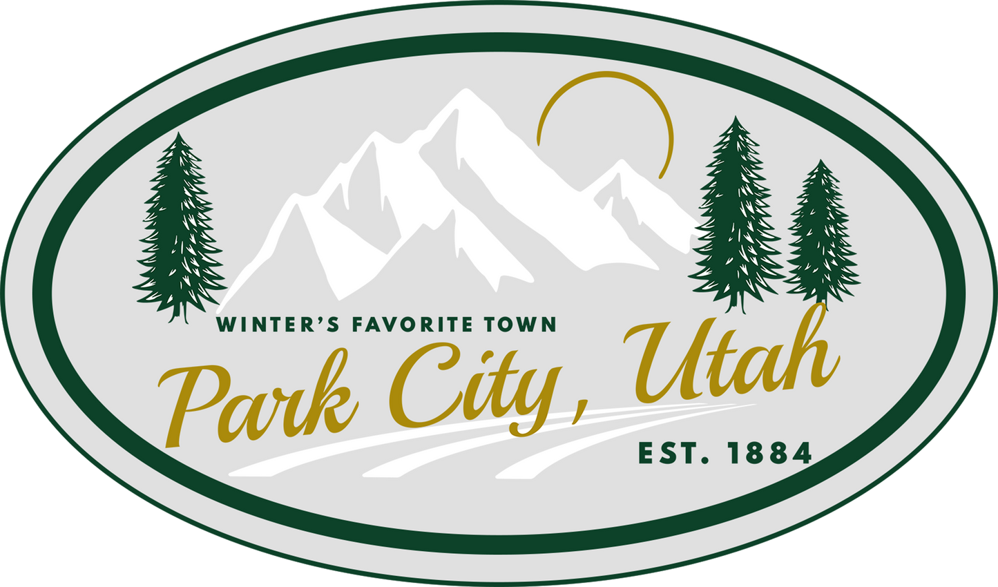 PARK CITY WINTER'S FAVORITE TOWN OVAL