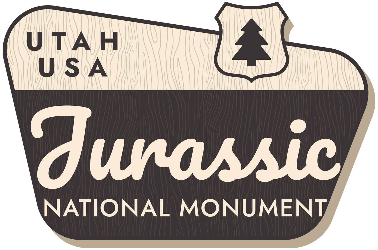 JURASSIC NATIONAL MONUMENT SIGN