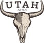 UTAH 1896 BISON SKULL