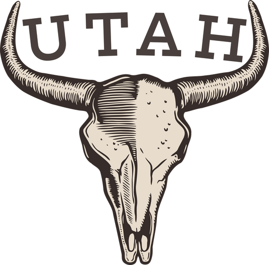 UTAH BISON SKULL