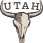UTAH BISON SKULL