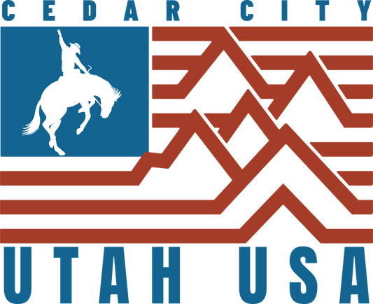 CEDAR CITY BRONCO FLAG