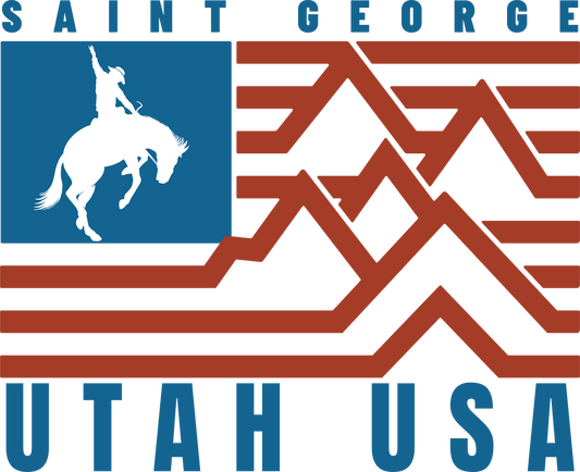 SAINT GEORGE BRONCO FLAG