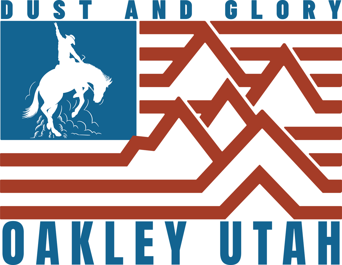 OAKLEY BRONCO FLAG