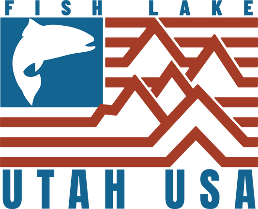 FISH LAKE TROUT FLAG