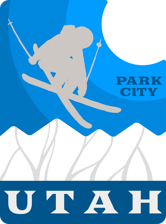 UTAH PARK CITY SKIER