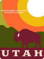 UTAH ANTELOPE ISLAND BISON FALL