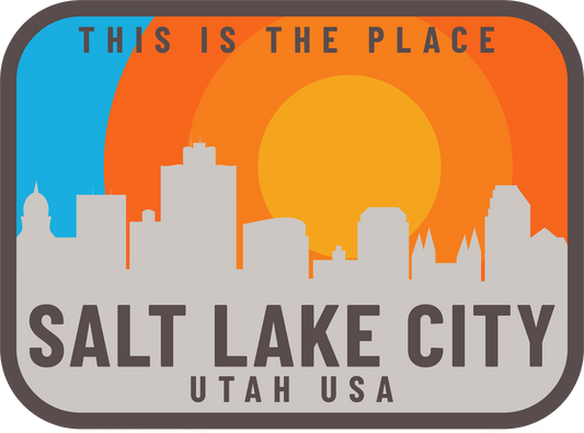 SALT LAKE CITY SKYLINE SUNRISE