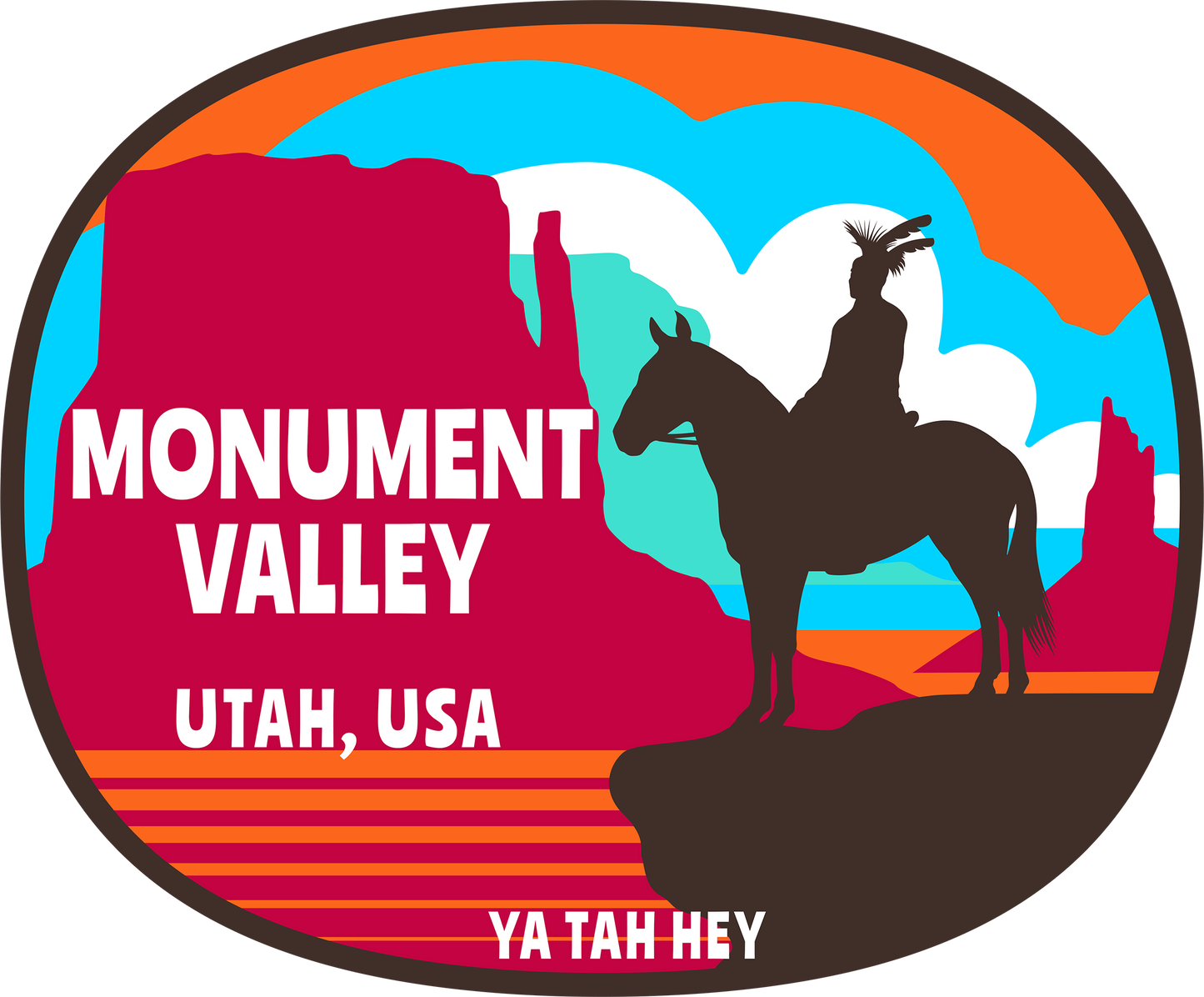 MONUMENT VALLEY NAVAJO HORSEMAN