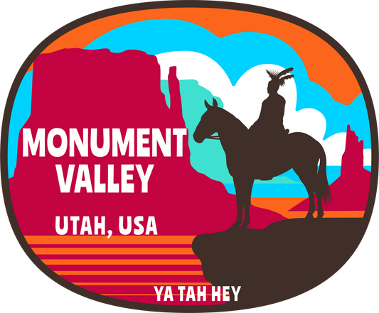 MONUMENT VALLEY NAVAJO HORSEMAN