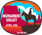 MONUMENT VALLEY NAVAJO HORSEMAN