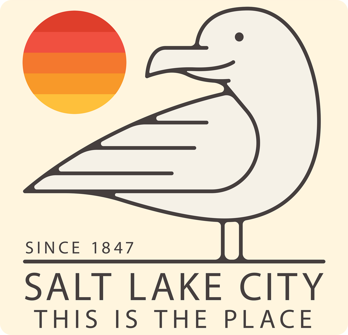 SALT LAKE CITY 1847 GULL