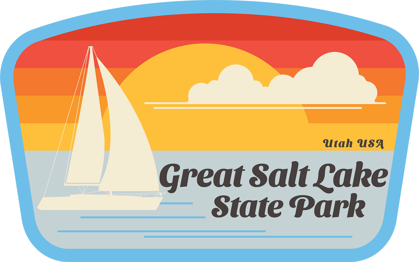 GREAT SALT LAKE SAILBOAT