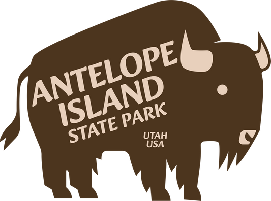 ANTELOPE ISLAND STATE PARK BROWN BISON