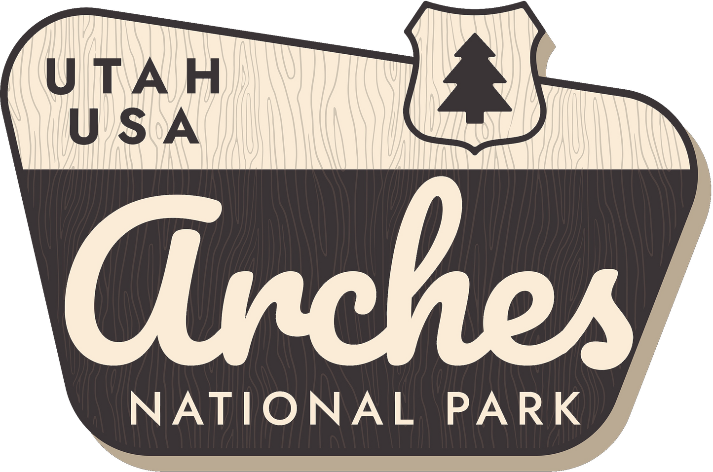 ARCHES NATIONAL PARK SIGN