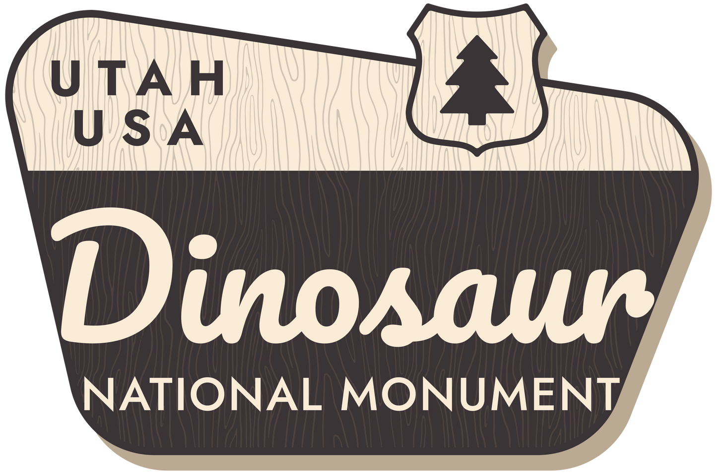 DINOSAUR NATIONAL MONUMENT SIGN