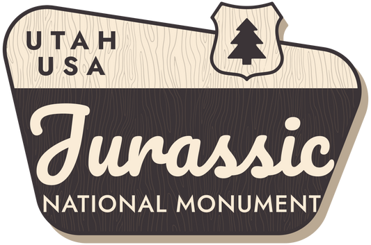 JURASSIC NATIONAL MONUMENT SIGN
