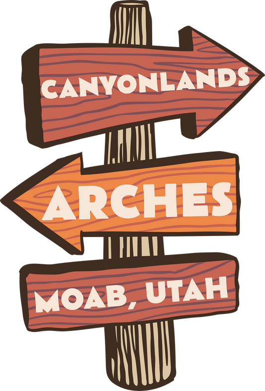 MOAB NATIONAL PARKS SIGN