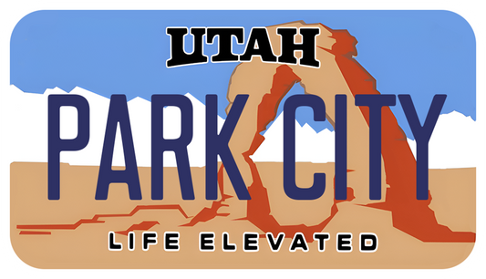 UTAH PARK CITY PLATE