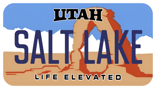 UTAH SALT LAKE PLATE