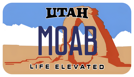 UTAH MOAB PLATE