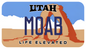 UTAH MOAB PLATE