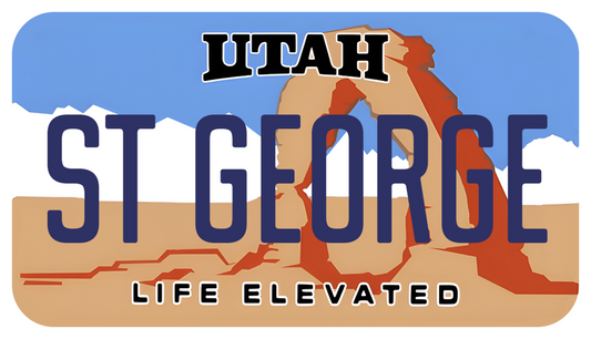 UTAH SAINT GEORGE PLATE