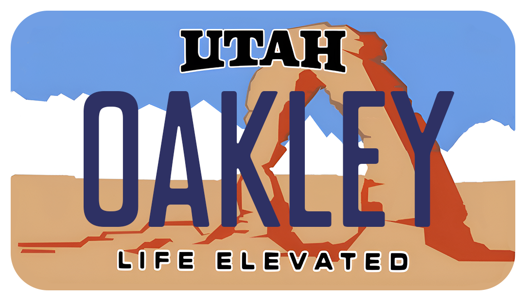OAKLEY UTAH PLATE