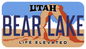 BEAR LAKE UTAH PLATE