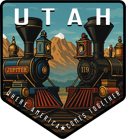 PROMONTORY POINT UTAH TRAINS