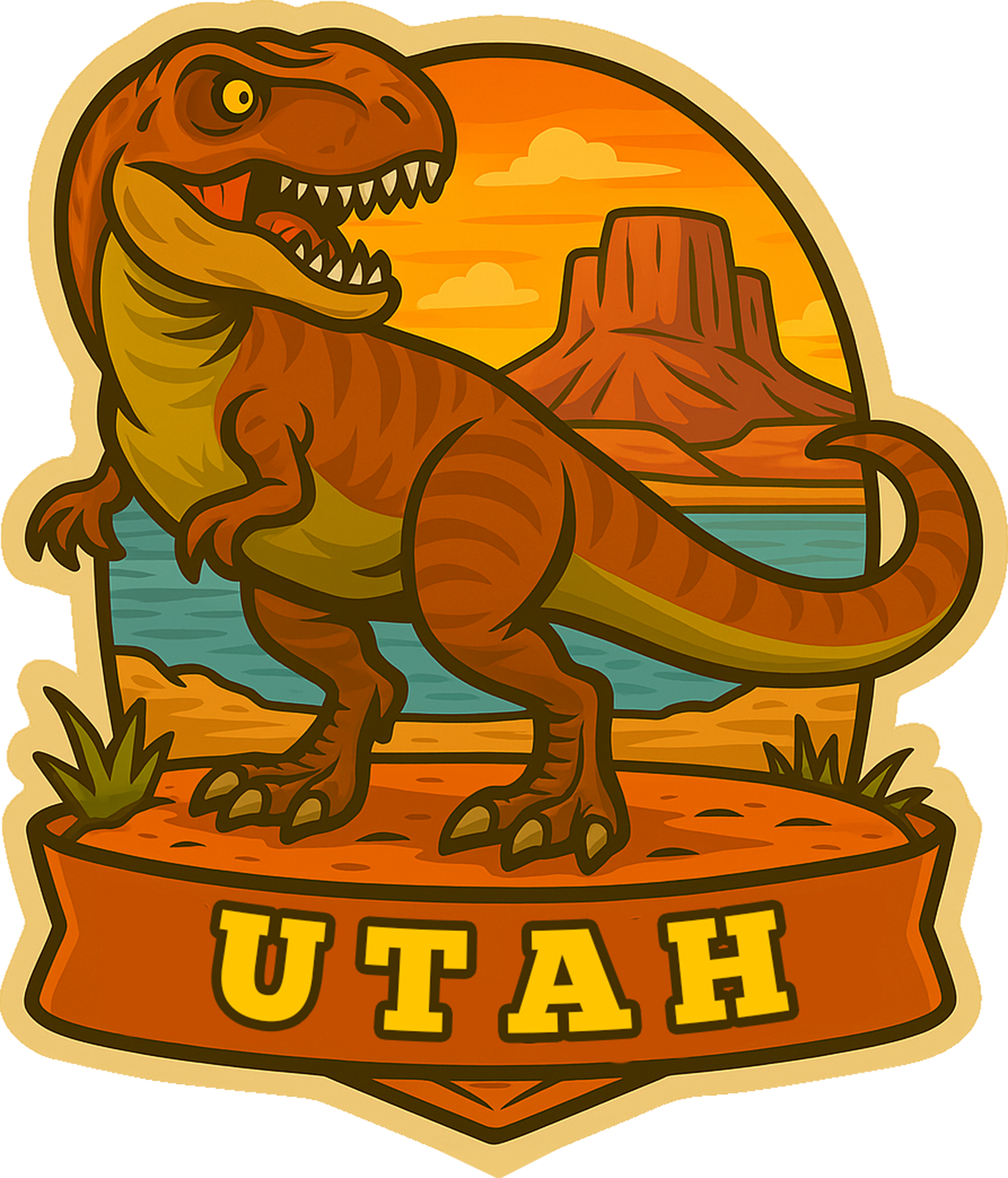 DESERT ALLOSAURUS