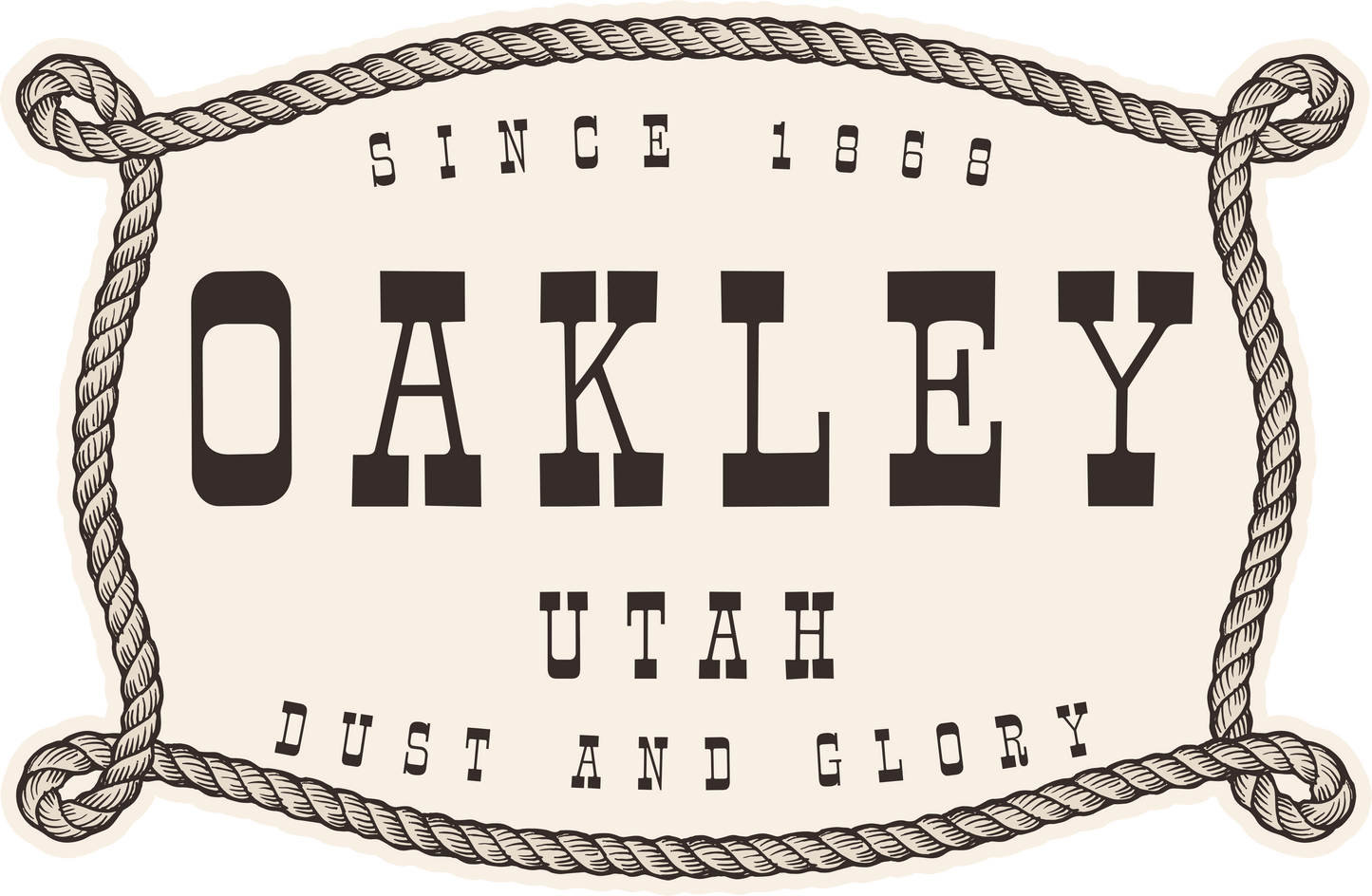 OAKLEY UTAH DUST AND GLORY ROPE