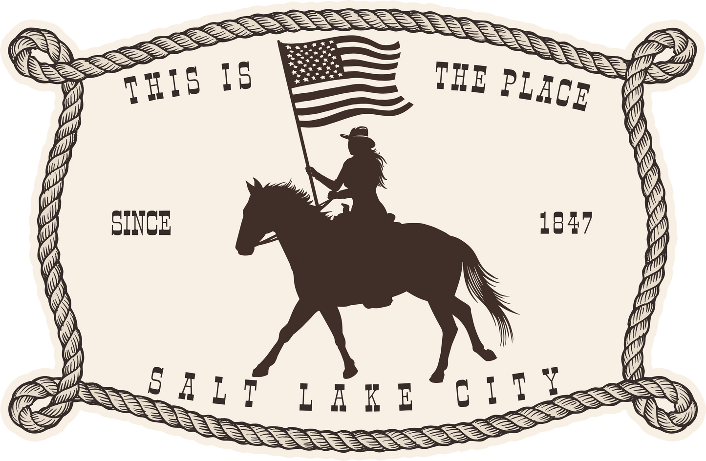 SALT LAKE CITY UTAH COWGIRL ROPE